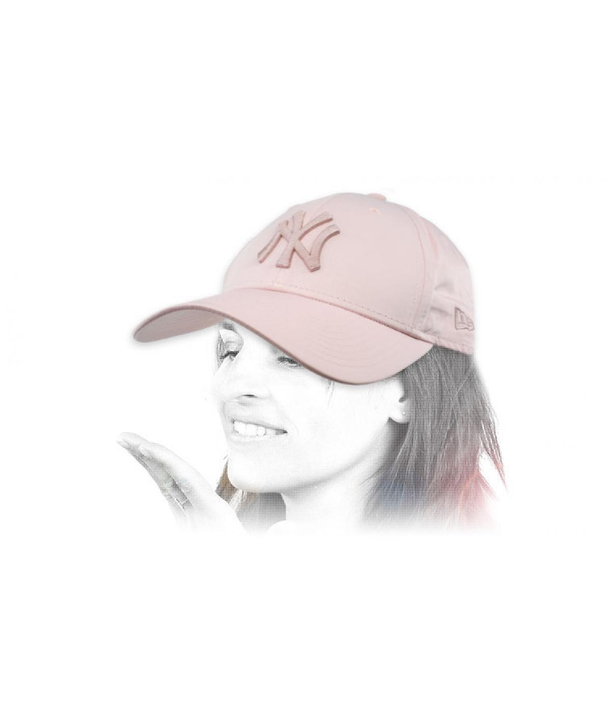 casquette femme NY rose Casquette Wmns  Satin 9Forty NY pink